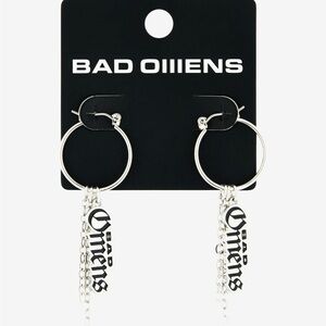 Bad Omens Logo Hoop Earrings Hot Topic‎